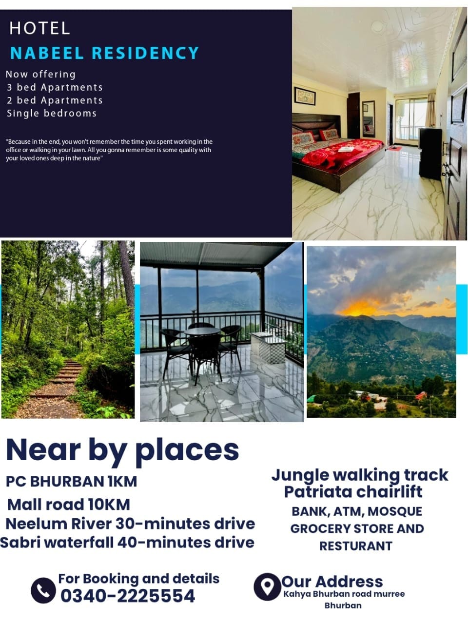 Nabeel residency bhurban murree serviced apartment