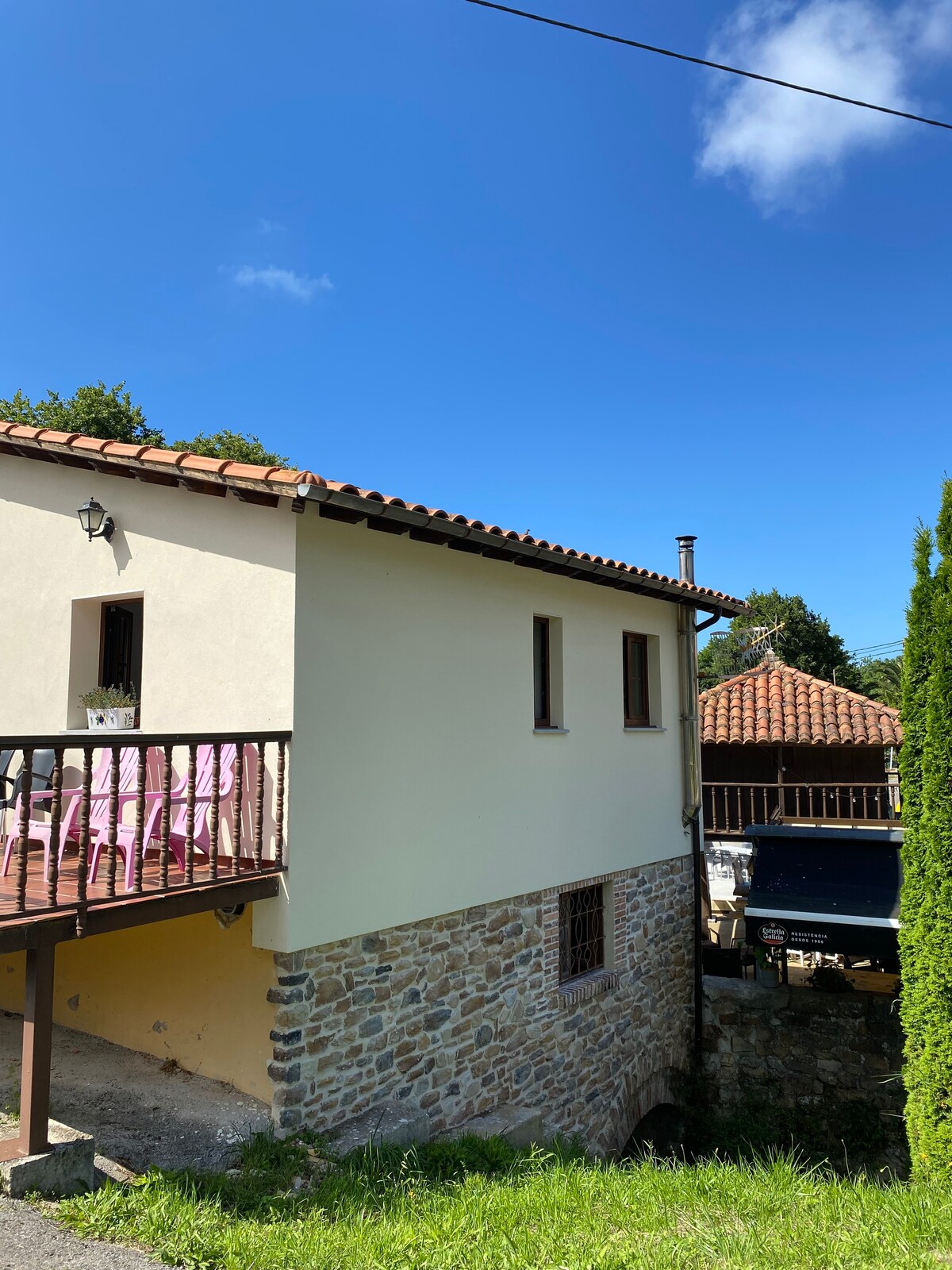 Casa con terraza en Nueva de Llanes