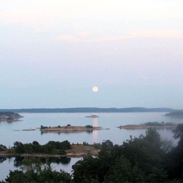 Magnificent sea view in Stockholm Archipelago.