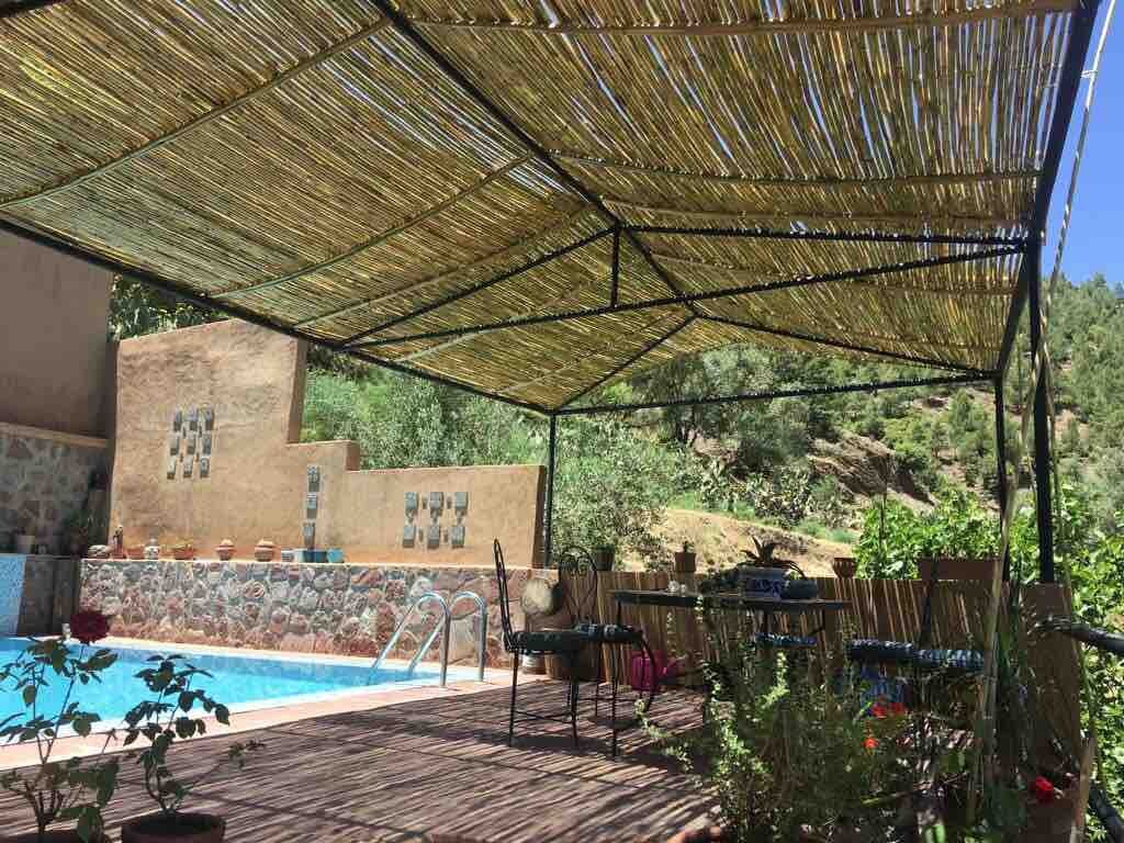乌里卡山谷美丽的摩洛哥度假木屋