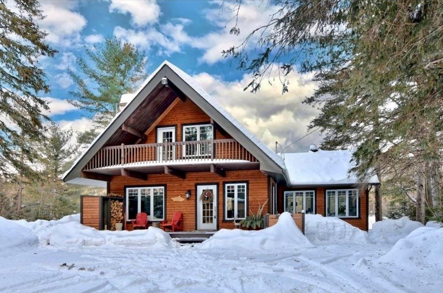 Chalet bois HERA -BORD de l 'eau -水疗- Lanaudière