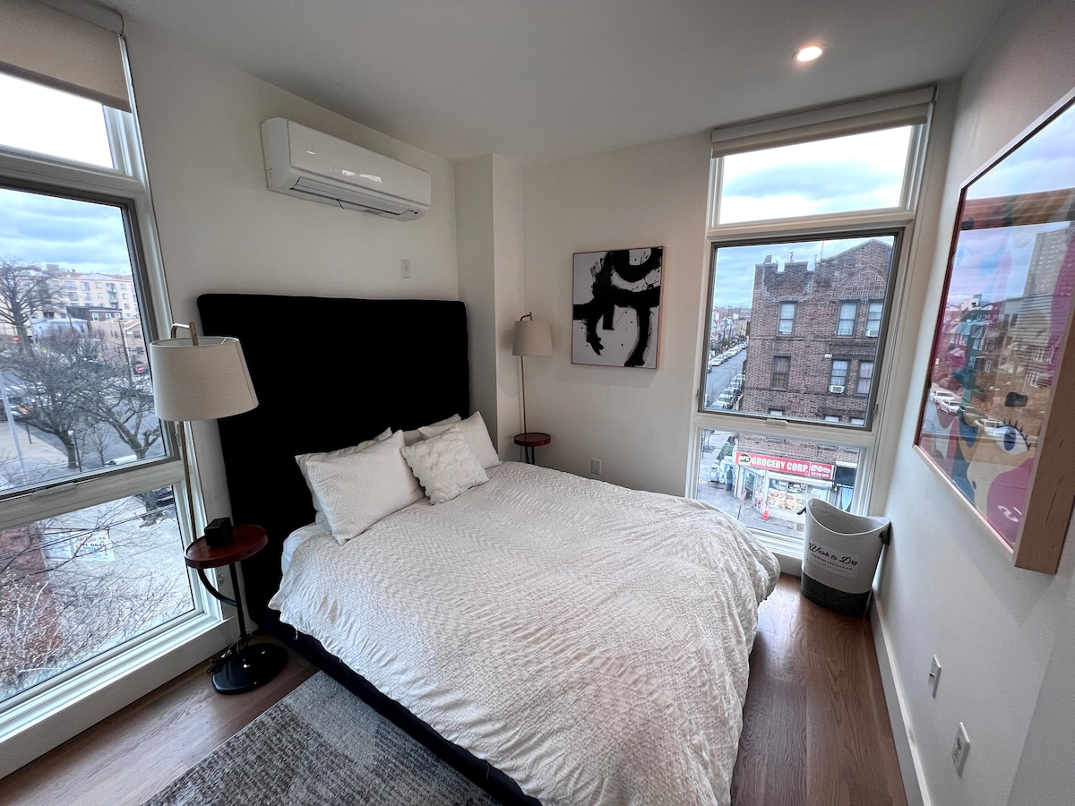 布鲁克林宽敞的2卧全功能卫生间公寓