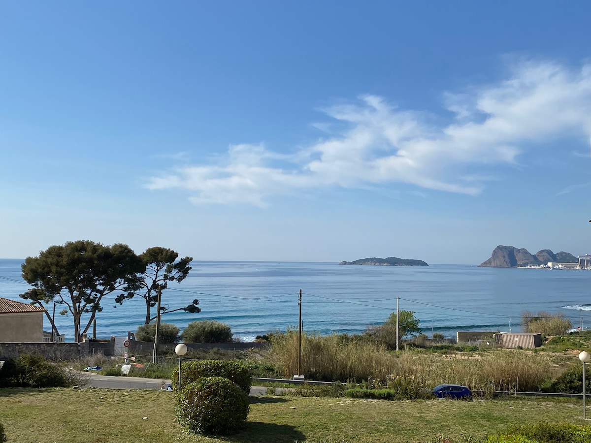 海景迷人的海景/海滩/Corniche Arène Cros