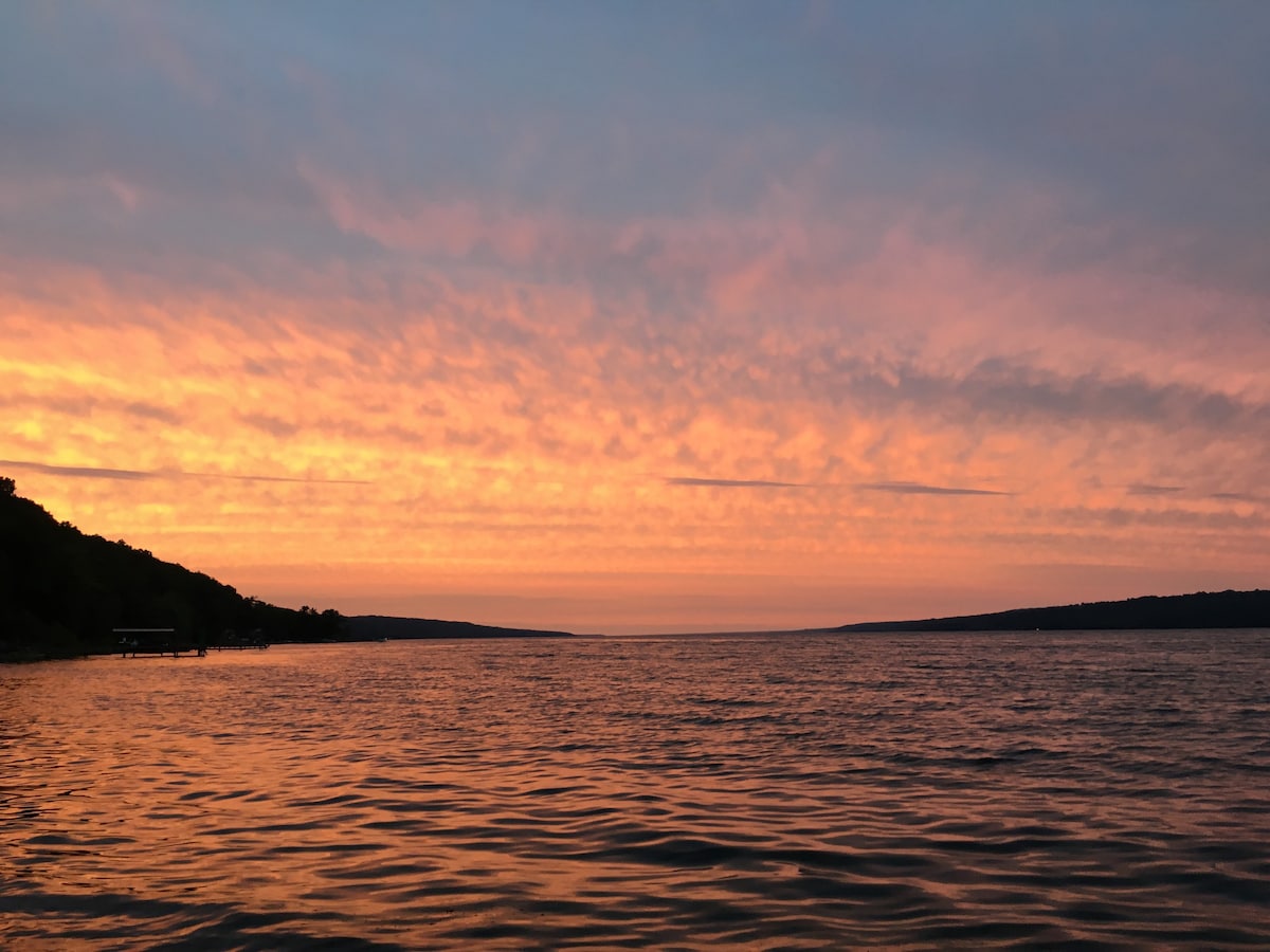 塞内卡湖（ Seneca Lake ）私人景点乡村小屋