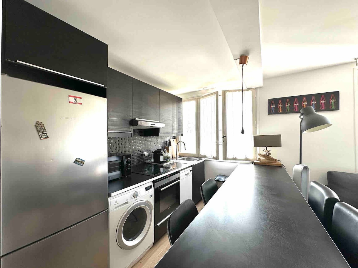 Apartment calme au au cœur paris&parking sécurisé