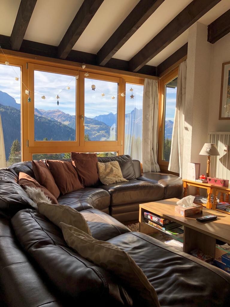 瑞士度假木屋式公寓，靠近Gryon ，可供6人入住