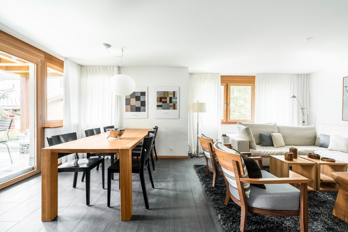 Haus Ari-Resort A und B ， （ Zermatt ） ， Kumme公寓， 4.5间客房，可供6人入住， 125平方米
