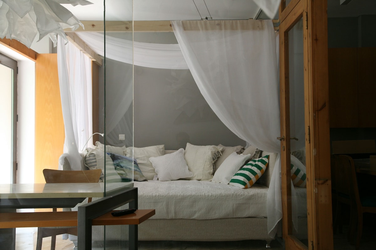 优雅设计的日间卧室公寓
