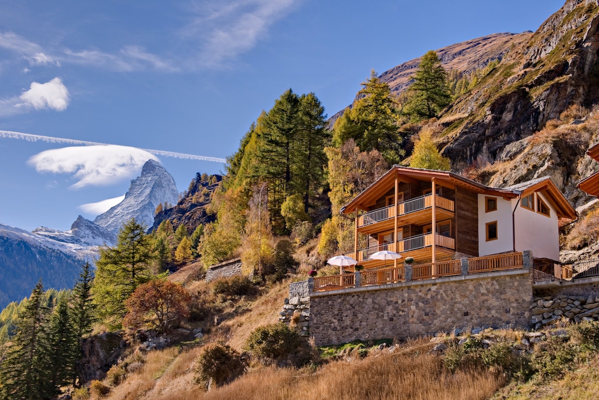 山地曝光度假木屋双子座Zermatt