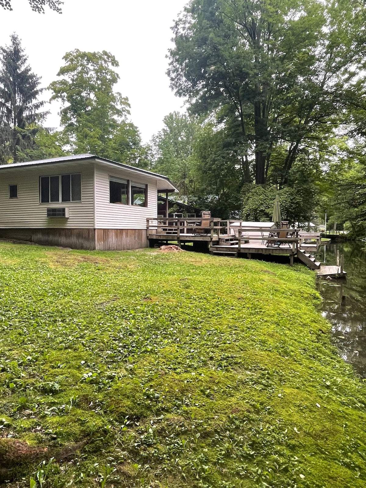 Picturesque and cozy cabin on Ryerson Lake channel