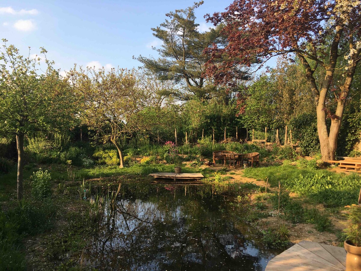 Familiehuis met natuurtuin in Maastricht