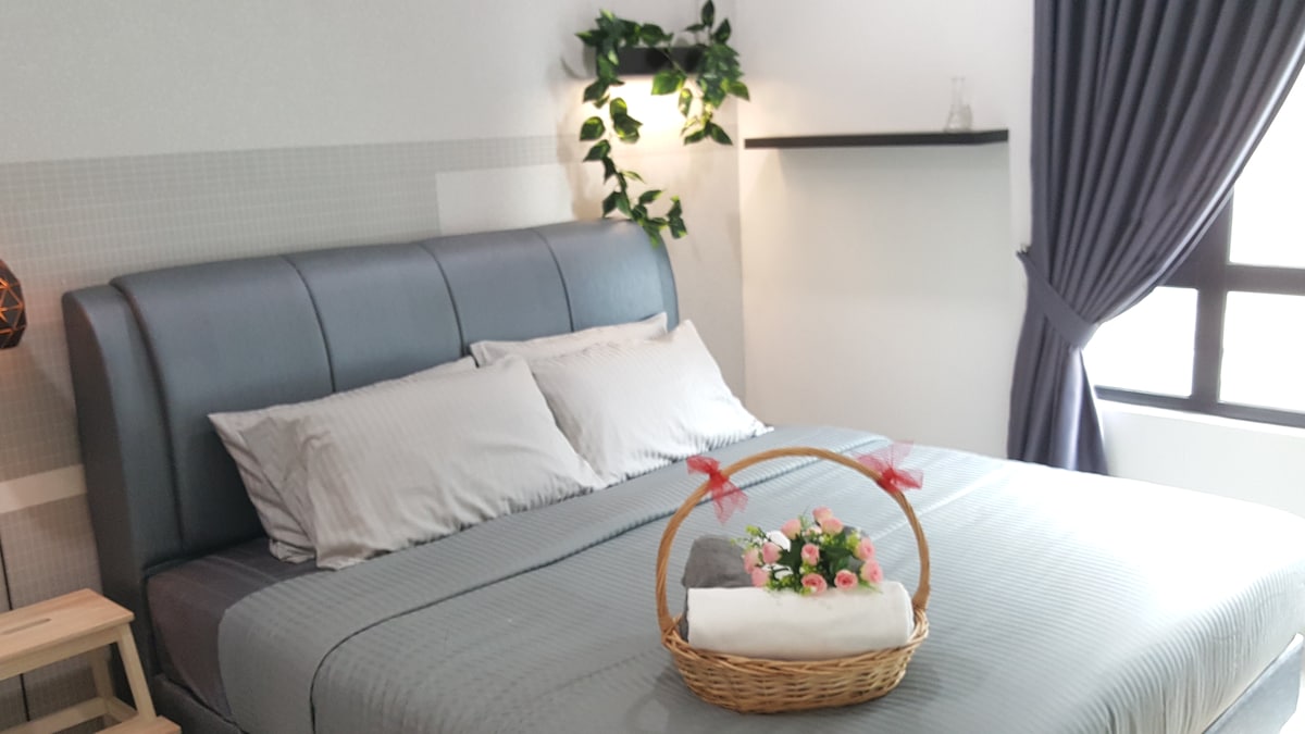 【JB City Suasana】 1BR Cosy Earth Suites by HS