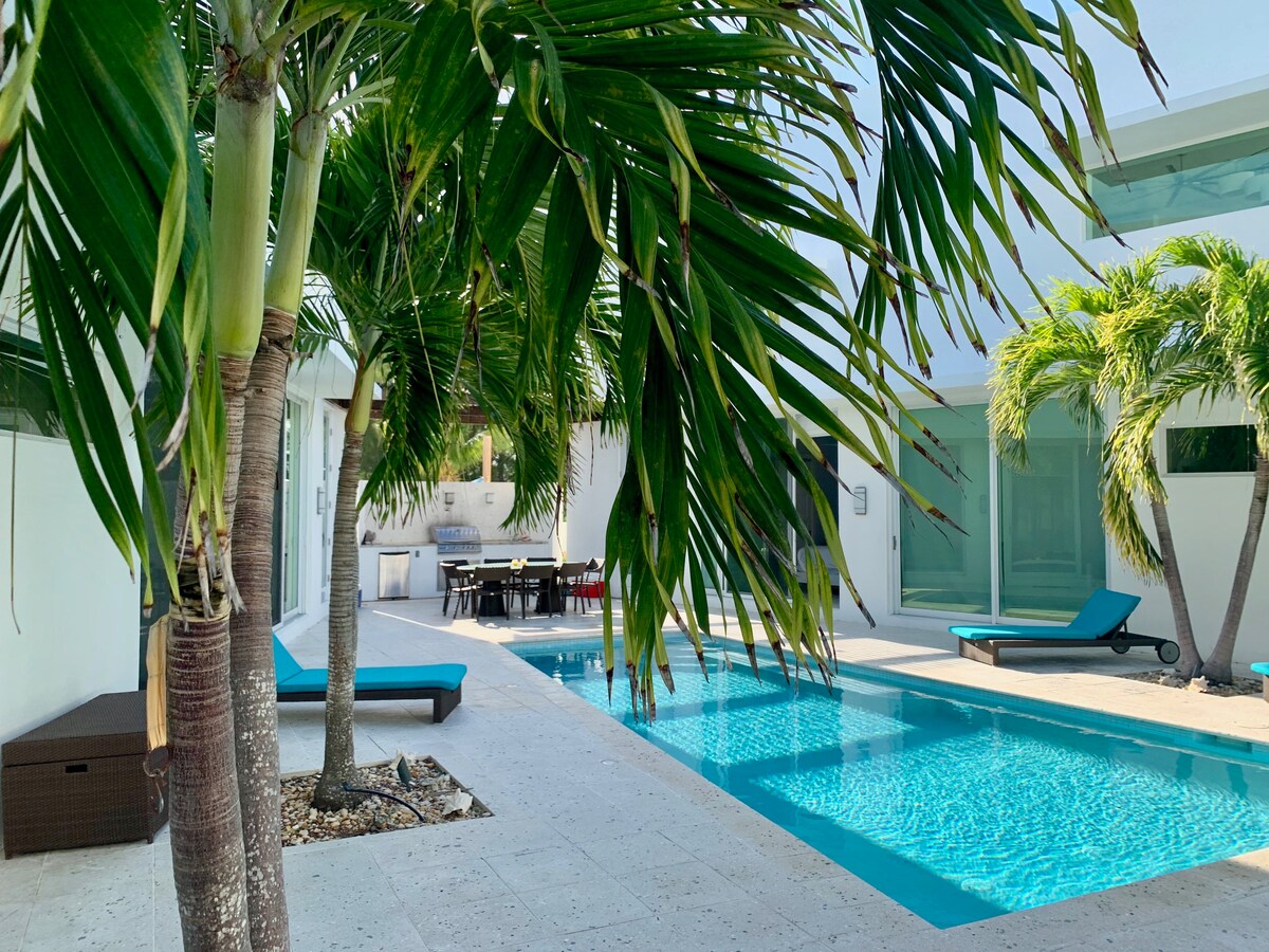 令人惊叹的现代海景豪华泳池Exuma别墅