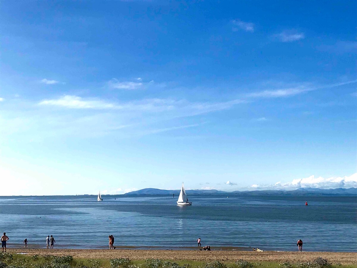 兰开郡弗利特伍德海滩海景房