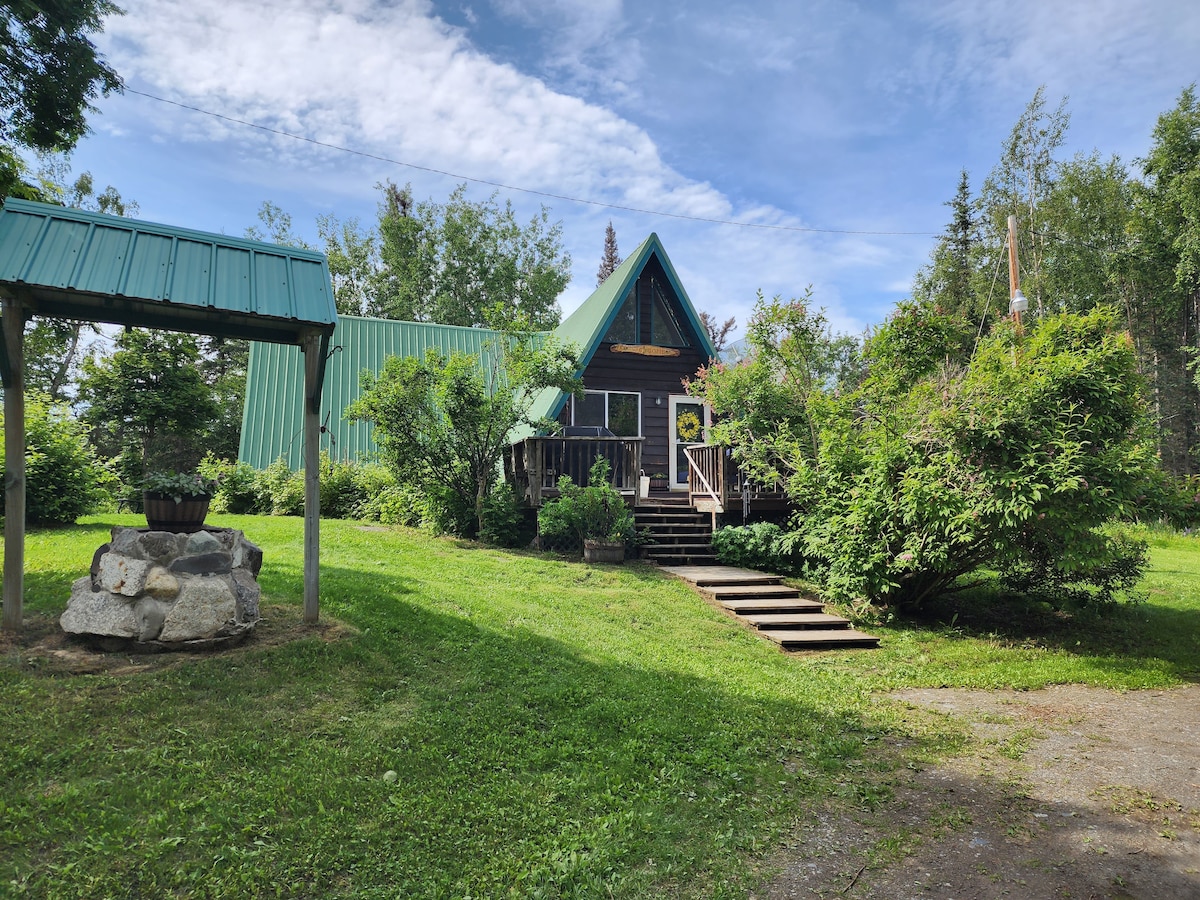 Private A-frame cabin btwn Kenai & Kasilof rivers