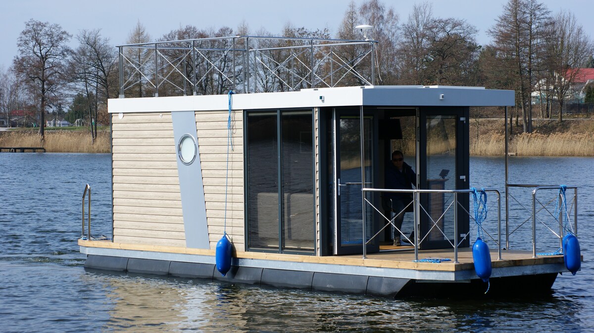 Houseboat NRW现代船屋度假屋
