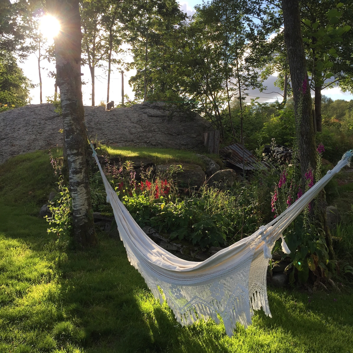 Rom med bad på Nedstrand nær Himakånå