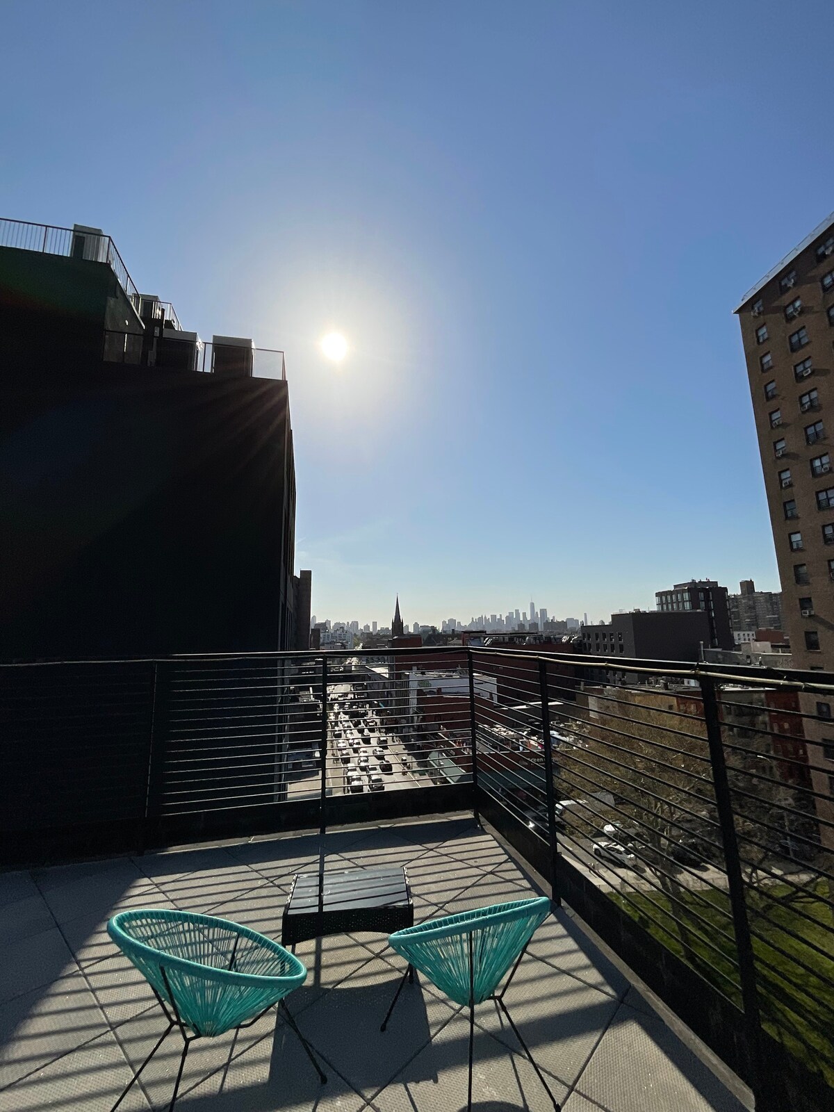 Sunny Artist Penthouse large room in Brooklyn.