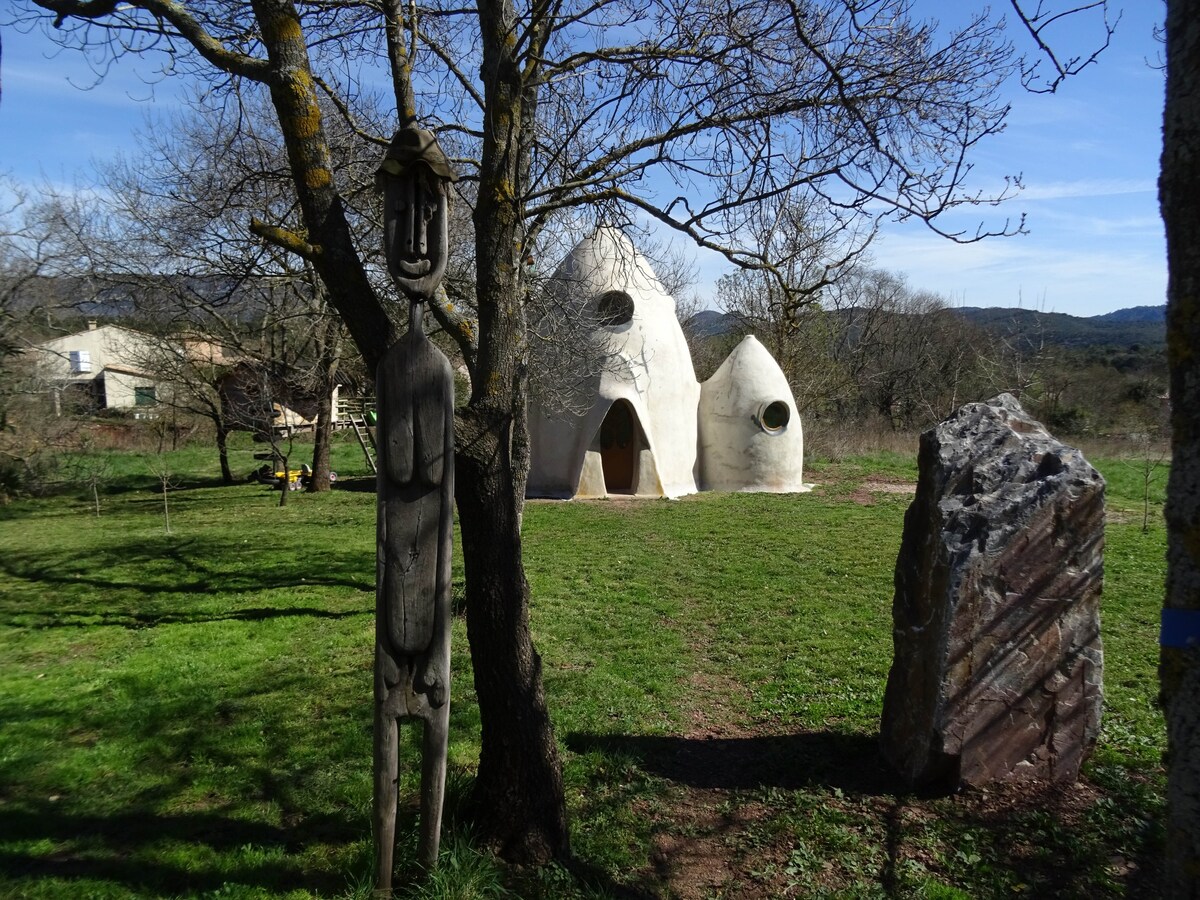 典型的石屋，非洲小屋