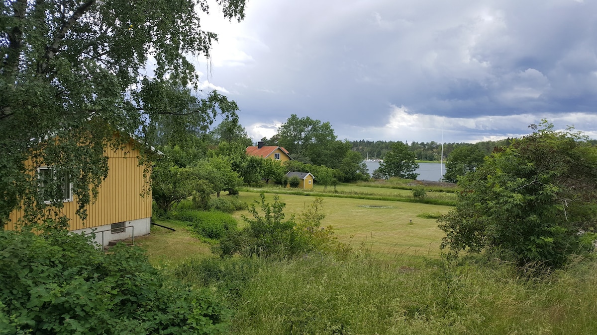 房子可欣赏Värmdö的海景