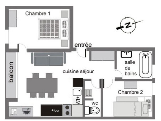 appartement vue imprenable