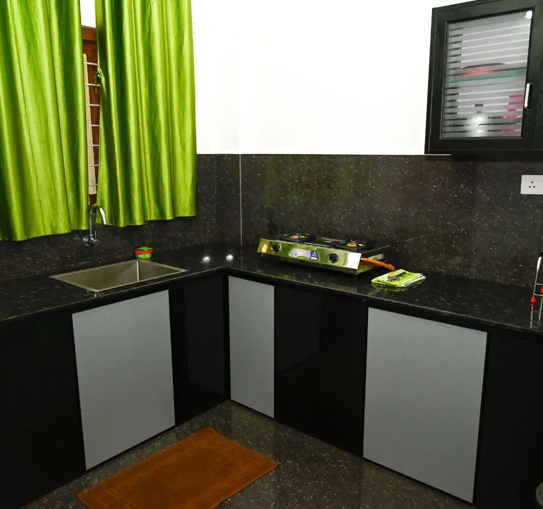 Budget rooms (2bhk) with swimming pool and kitchen