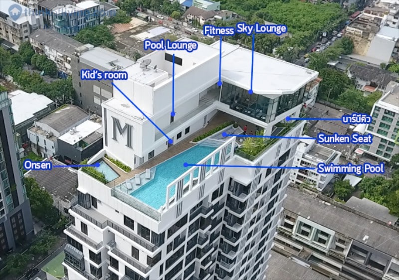 #1 Thonglo-Ekamai,Sukhumvit 1 bedroom,Rooftop pool