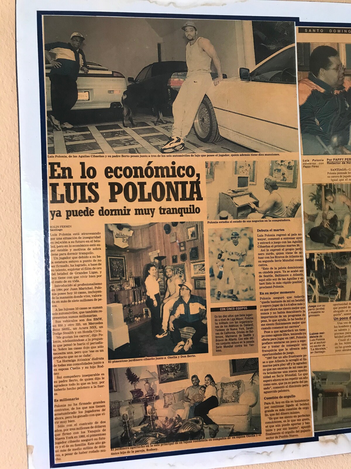 Luis Polonia多米尼加共和国棒球别墅