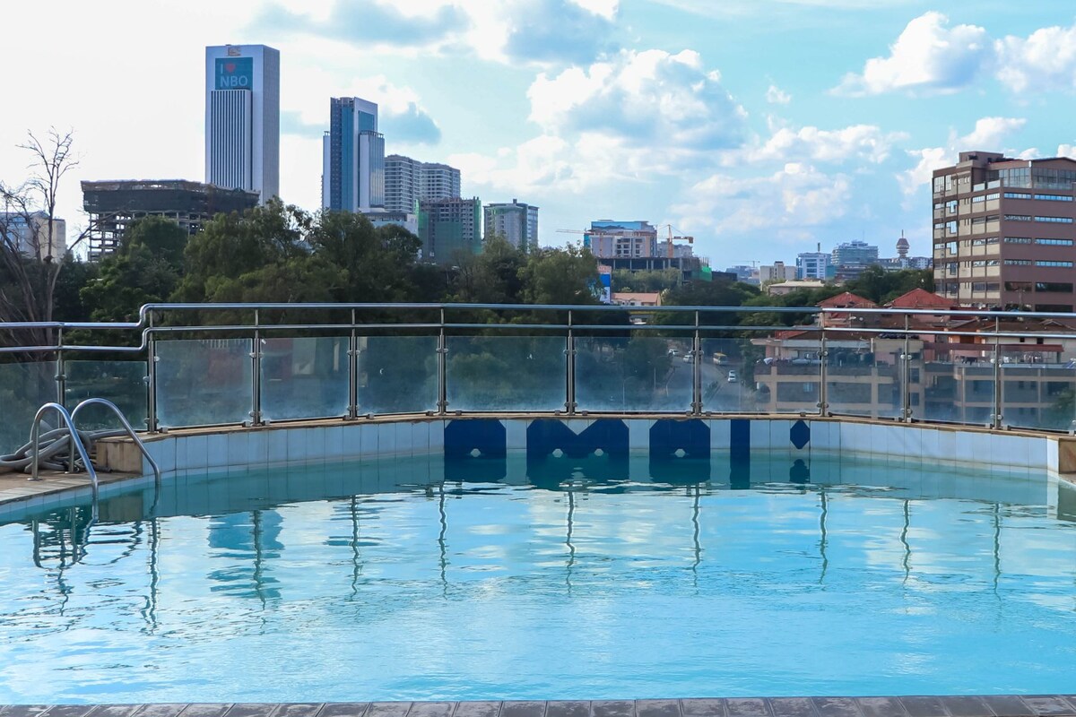 Osotua suites with a rootop pool