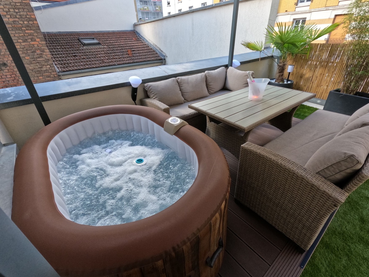 Paris in Love - Jacuzzi, terrasse, vidéoprojecteur