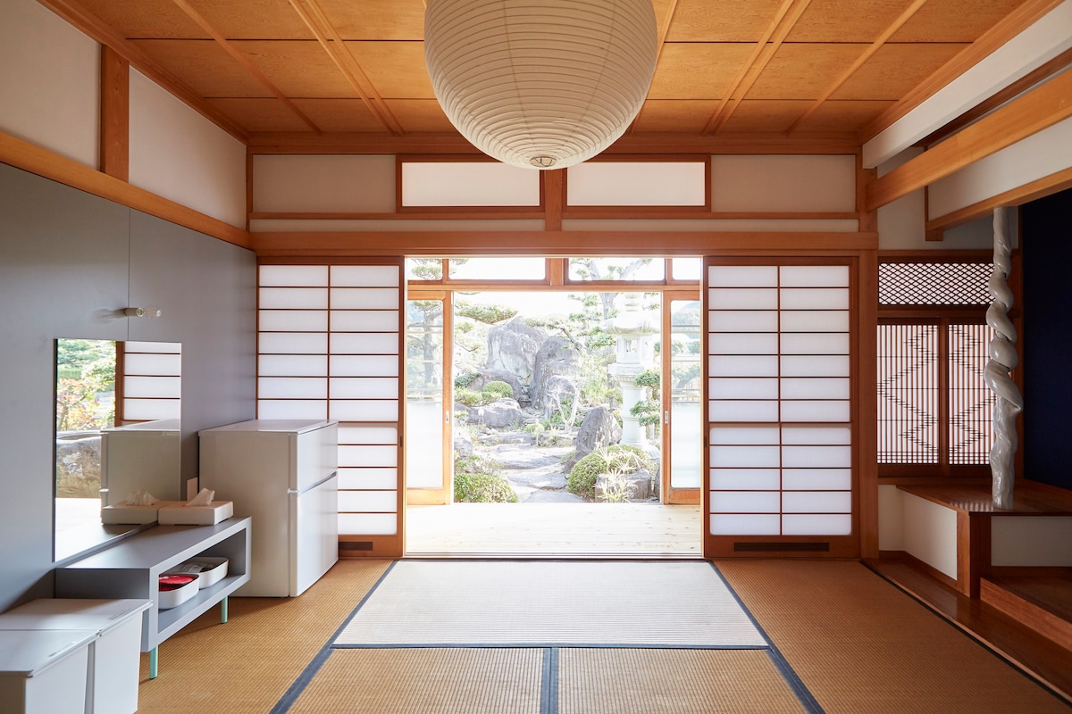 [- ISHIYA]日式房屋，带日式花园/房间A ：带阳台的日式客房