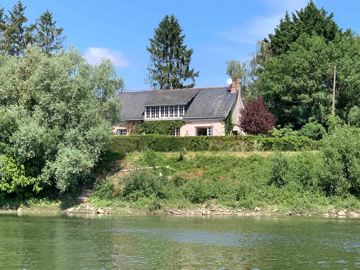 Béhuard : Maison avec vue Loire