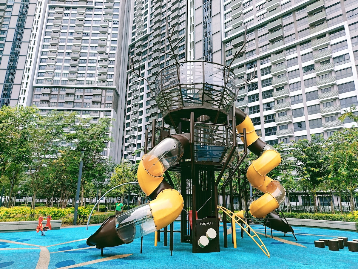 3卧室De 'Flora Huge公园~ MRT 400米KL City