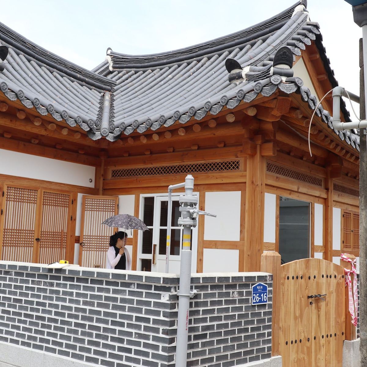 新开业的全州浪漫（ Jeonju Romantic ） 1间客房:)干净的韩屋客房位于韩屋村（ Hanok Village ）主干道上