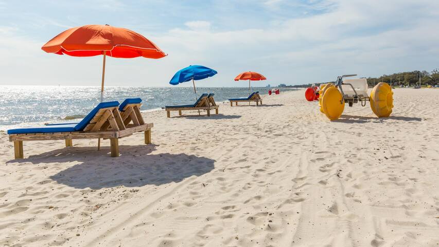 the soft sand is amazing