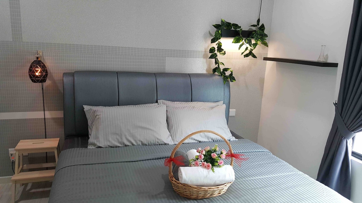 【JB City Suasana】 1BR Cosy Earth Suites by HS