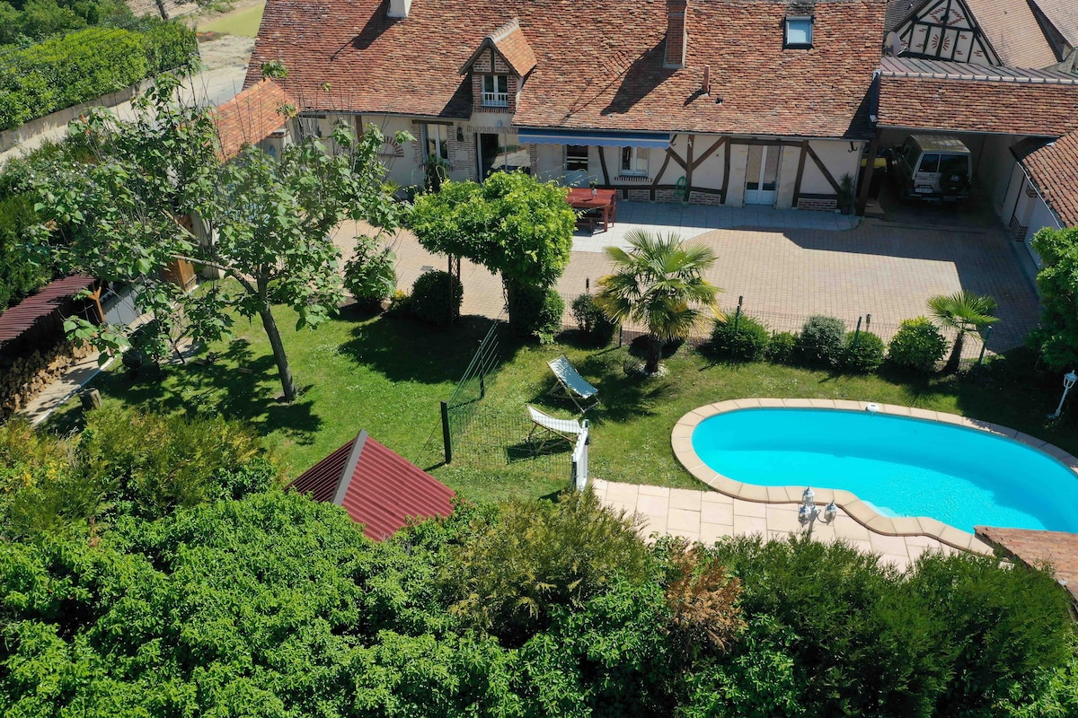 Châteaux & Beauval ：带游泳的Eribelle别墅