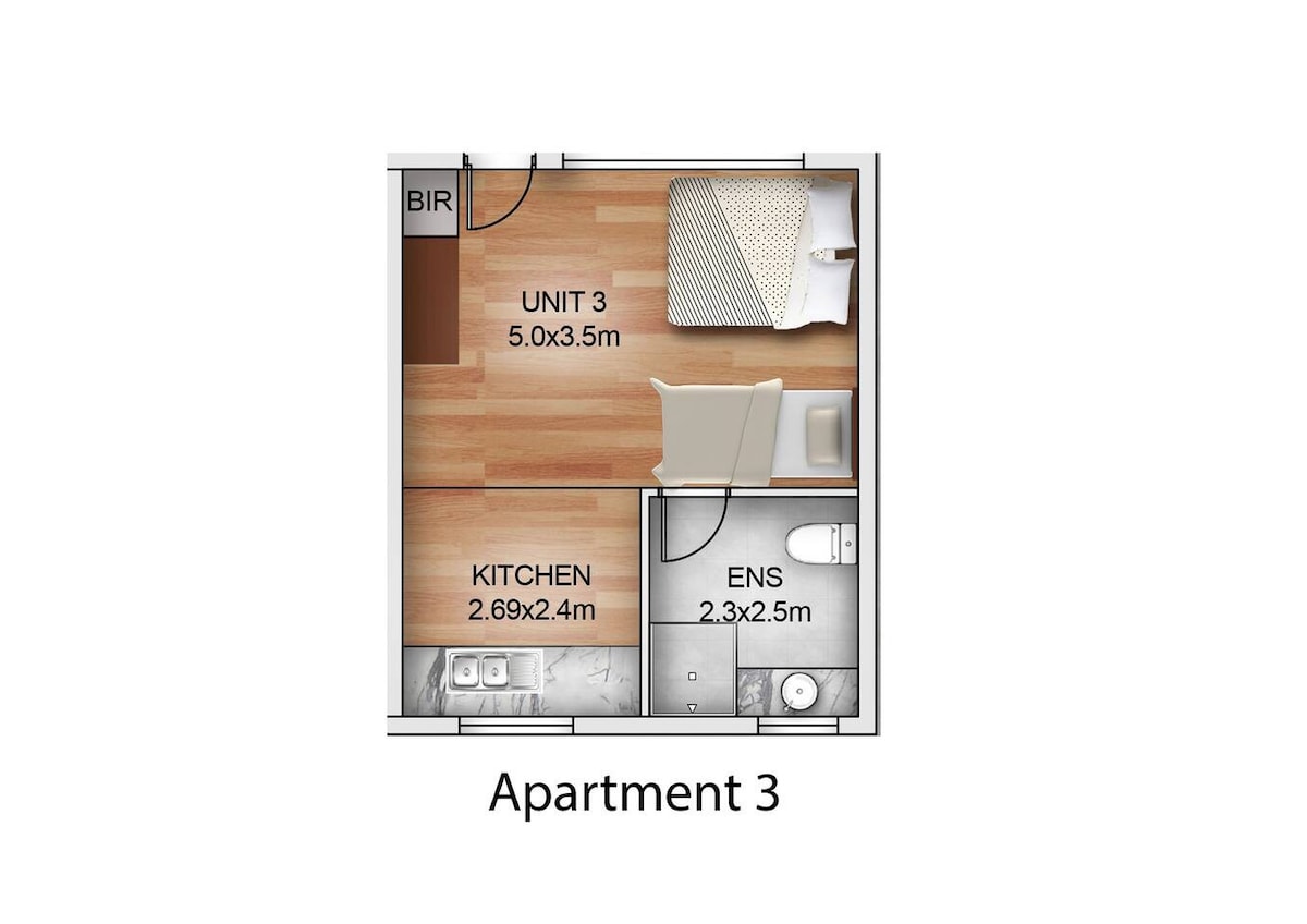3号公寓-豪华公寓和客房-免费无线网络