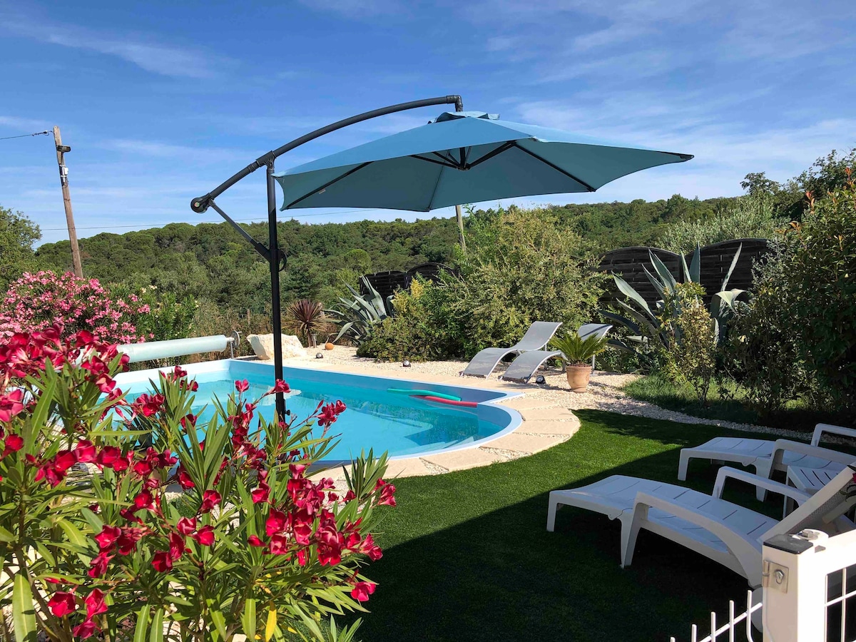 Charmant appart lumineux et  piscine - près d’Uzès