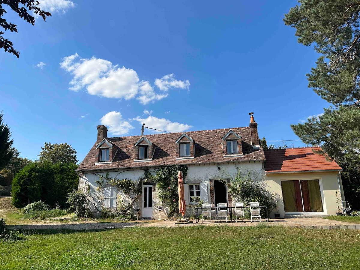 Villa campagne - Hammam & Piscine à 1h30 de Paris