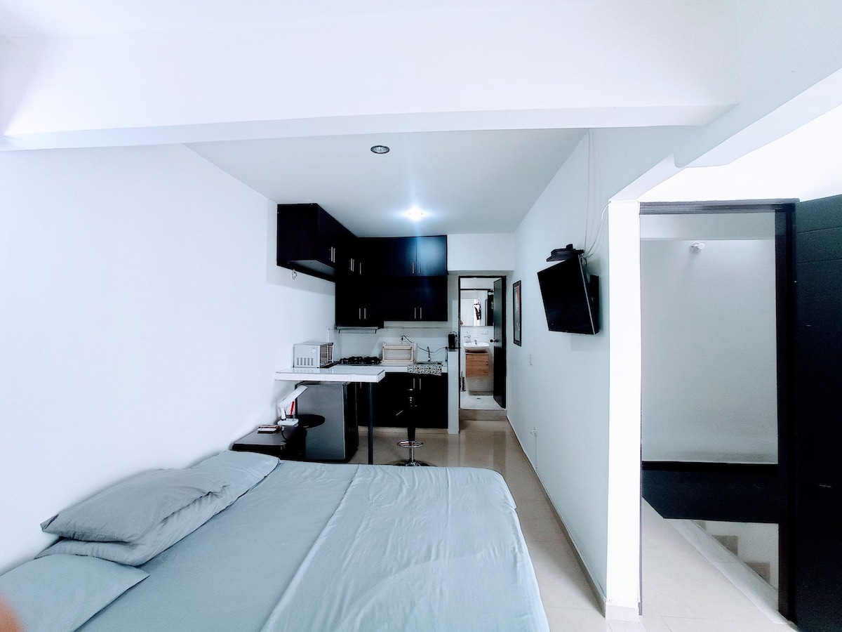 Apartamento precioso y cómodo con Aire Acondiciona