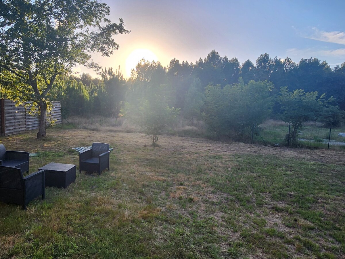 Chalet au cœur des Landes