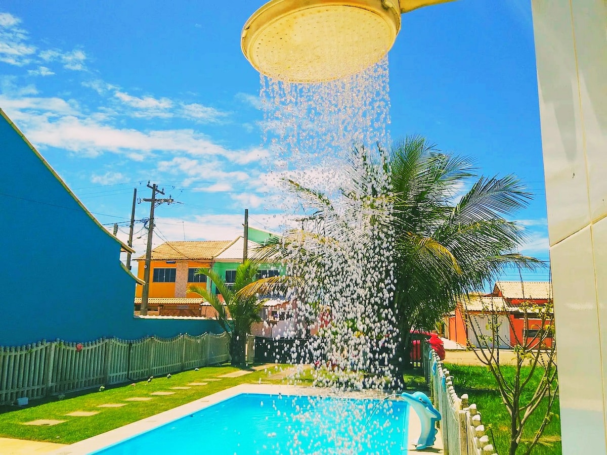 Casa 3 suítes a 200 MT do mar, piscina, Cabo Frio!