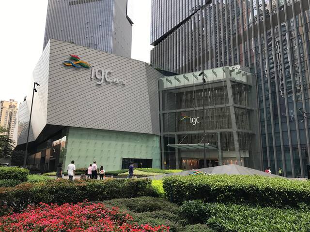 比邻天汇广场(igc)离美食购物娱乐仅一步之遥