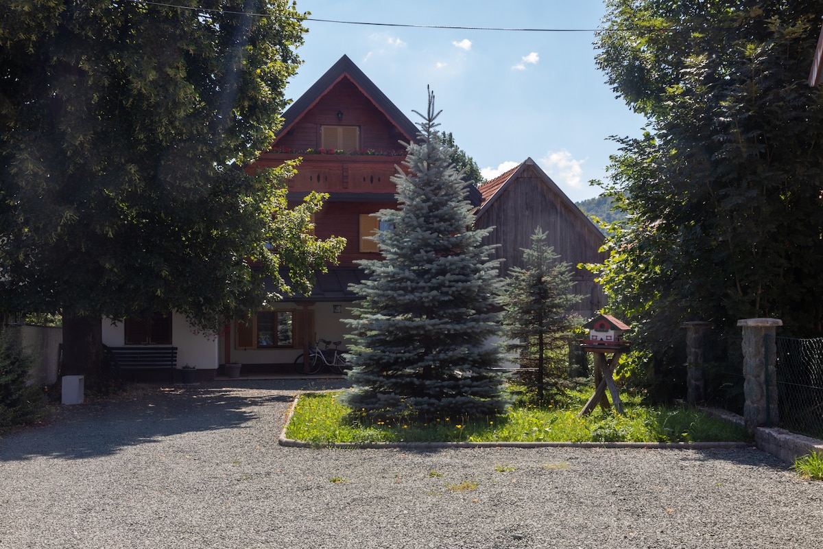 宽敞的「Birko」度假木屋，位于Mrkopalj中心