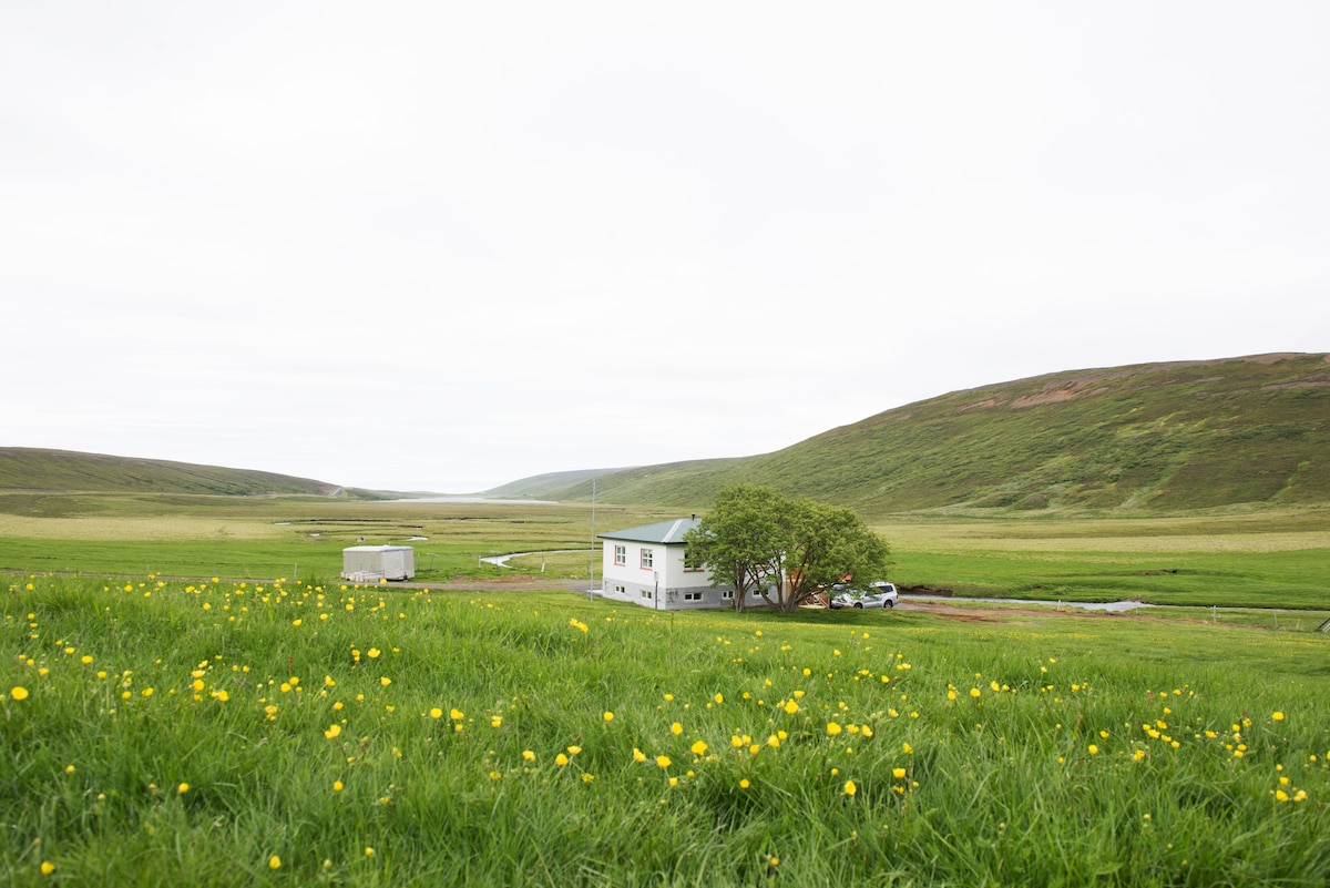 Geitafell road 87靠近Myvatn湖的放松住宿