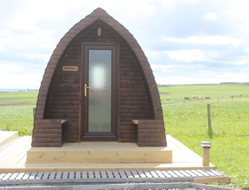 Hillside Camping Pods - Stroma Pod - NC500