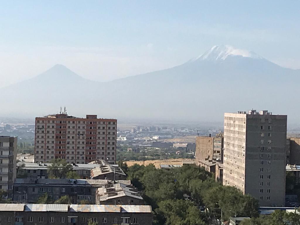 时尚公寓，可欣赏亚拉腊（ Ararat ）景观。