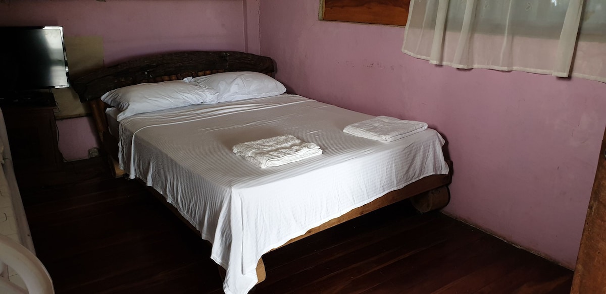 可欣赏Kanlaon山美景的卧室
