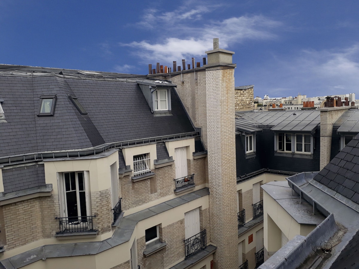 巴蒂尼奥勒附近的巴黎屋顶，流动性租赁